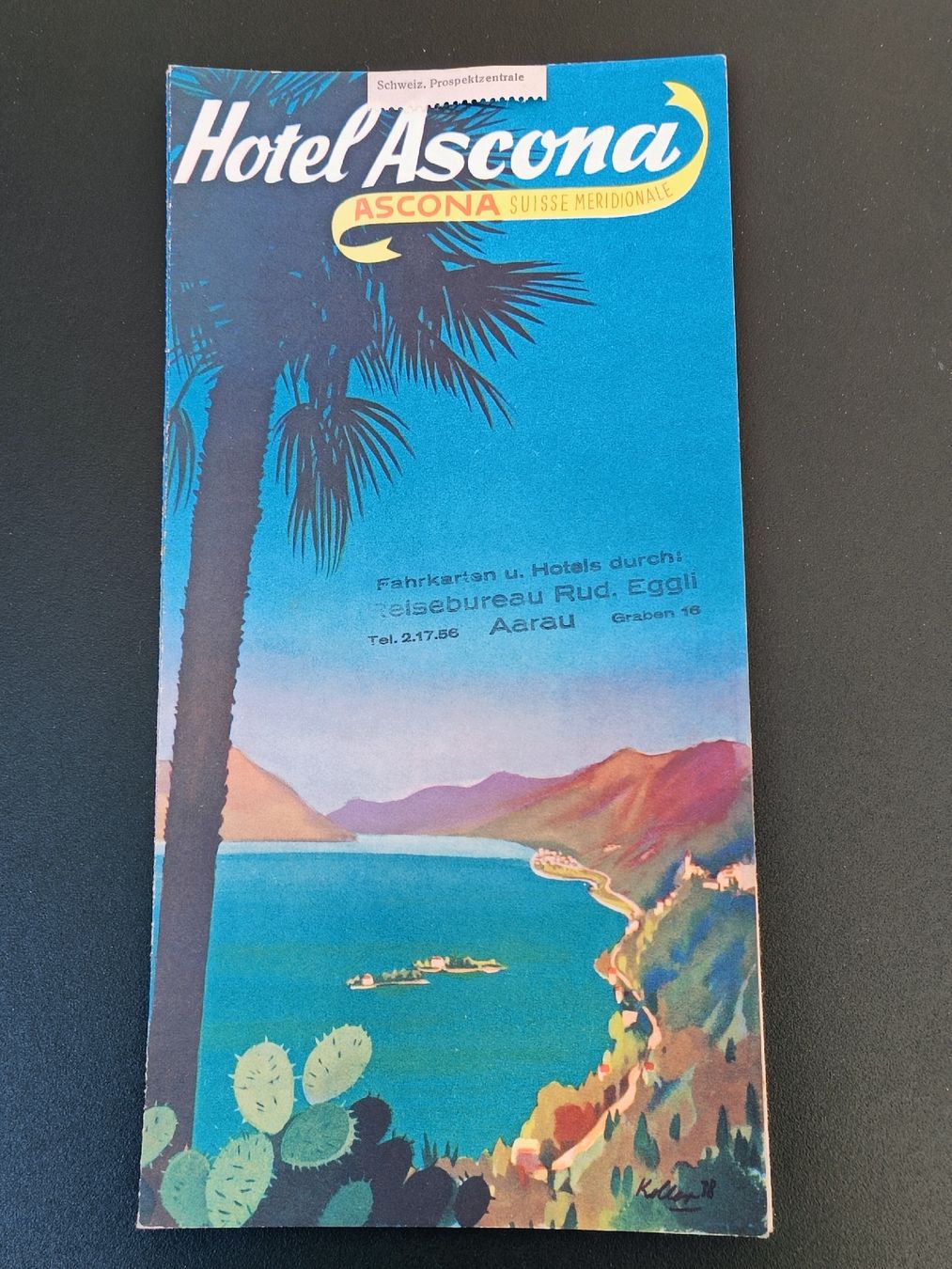 Documenti: Litho Prospekt / Hotel Ascona - Ascona Ausgabe ca. 1930 – Usato da Brugg AG venduto da Ente015 4