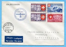 Meldeflug Landi Zürich 1939 nach Bellinzona