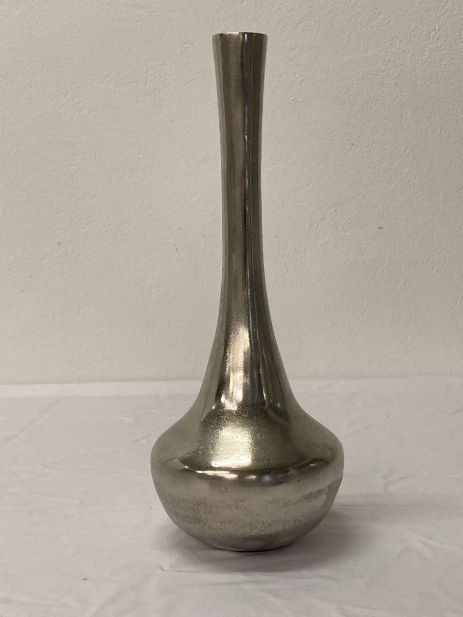 Vasi & Recipienti: Vase, Silberfarben, H 45cm, Zeitloses Design! – Nuovo e nell'imballaggio originale da Aarwangen venduto da to-hirschi 1