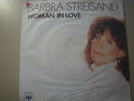 Vinyl-Single Barbra Streisand - Woman In Love