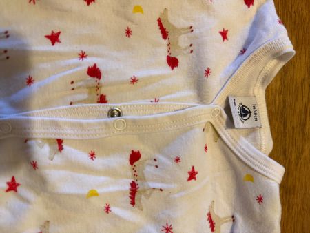 Combinaison Petit Bateau bébé, 3 mois, motif hivernal !