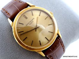 PATEK PHILIPPE GENEVE 18K 1990 CALATRAVA 3919 HANDAUFZUG
