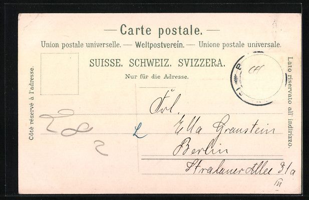 Cartoline postali: Litho Baden, winterliche Ortsansicht bei – Usato da Berlin venduto da bartko-reher 1