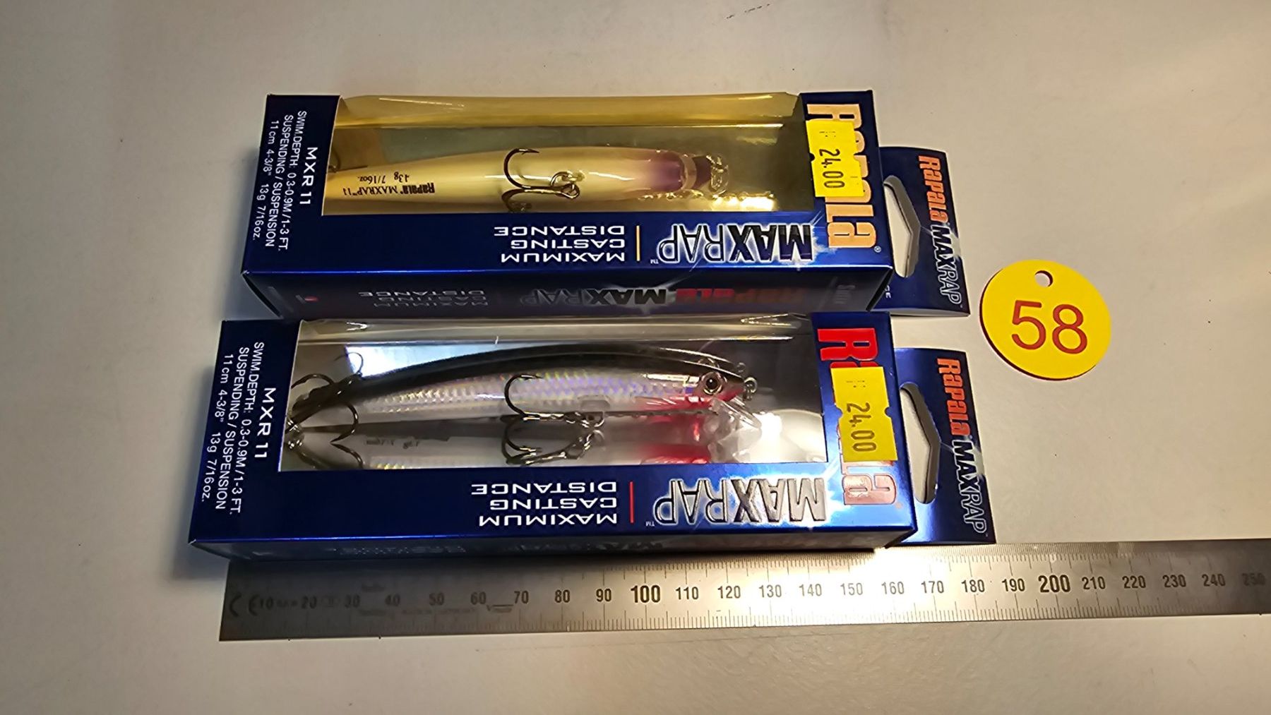 Rapala Esche: 2 Rapala Maxrap Köder, neu & OVP, Top Zustand, Max Casting – Nuovo e nell'imballaggio originale da Abtwil SG venduto da Fischerei_Artikel 1