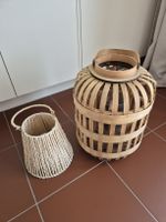 2x Laterne mit Kerze