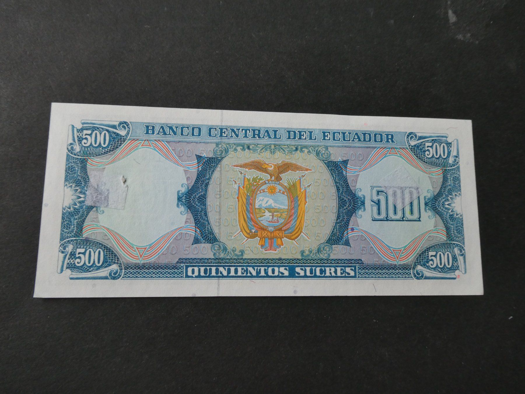 Billets de banque: Ecuador,  alter Geldschein – D'occasion à Hinterforst par rohusri 1