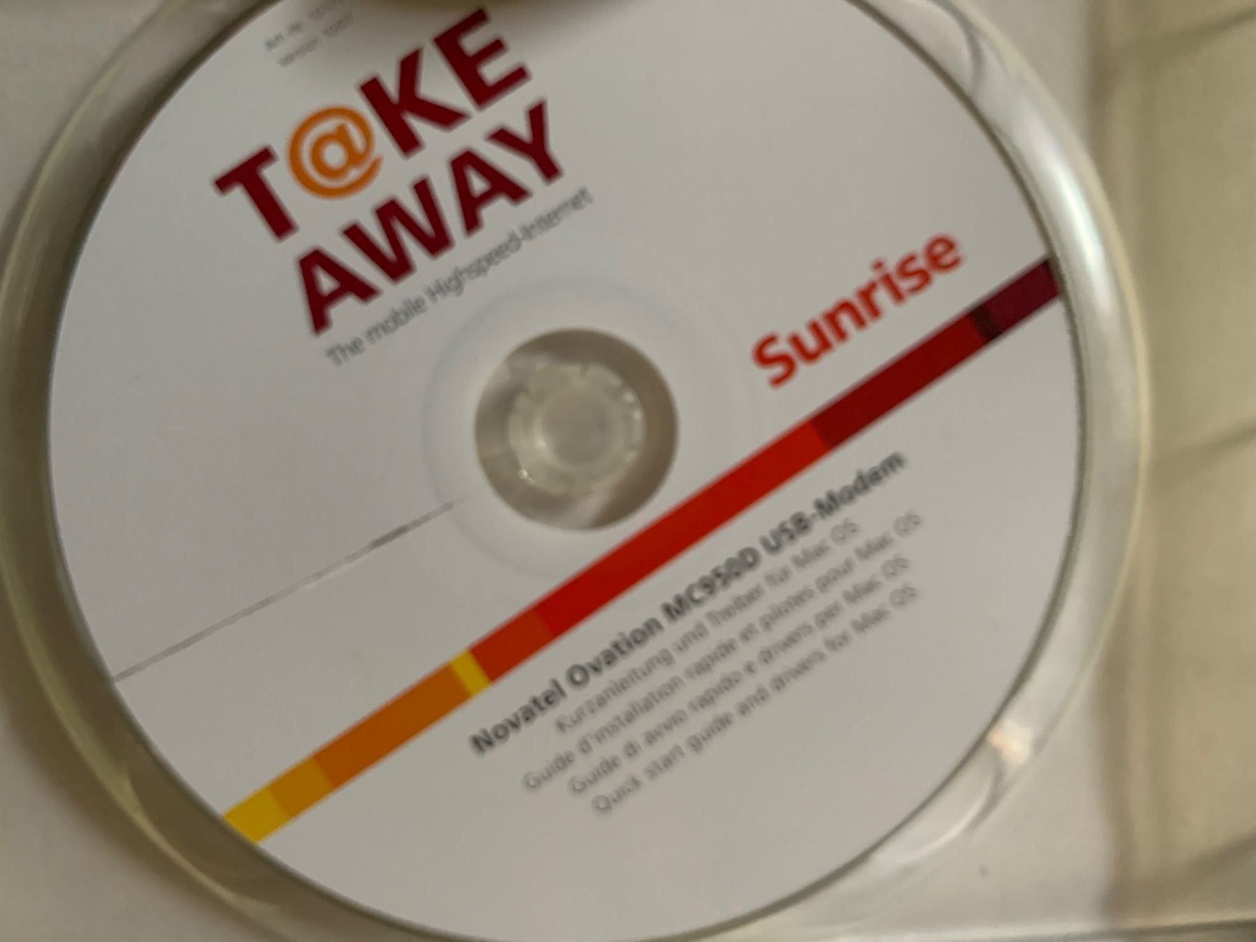 Sunrise Carte prepagate: T@ke Away Sunrise – Difettoso da Romanshorn venduto da fabioR03