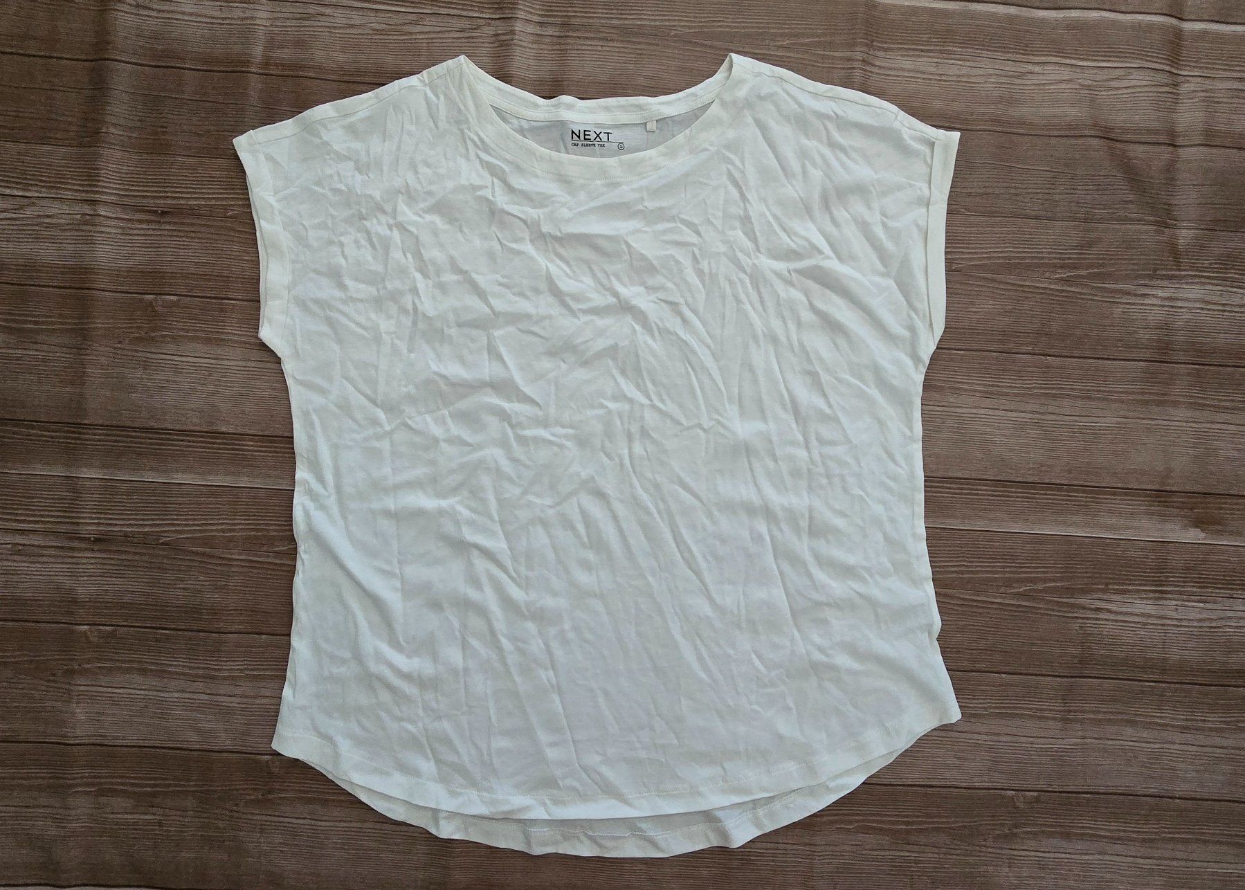Next T-shirt: 🆕 Next Cap Sleeve Cotton Tee - L - white – Nuovo (secondo la descrizione) da Thalwil venduto da VitaMini