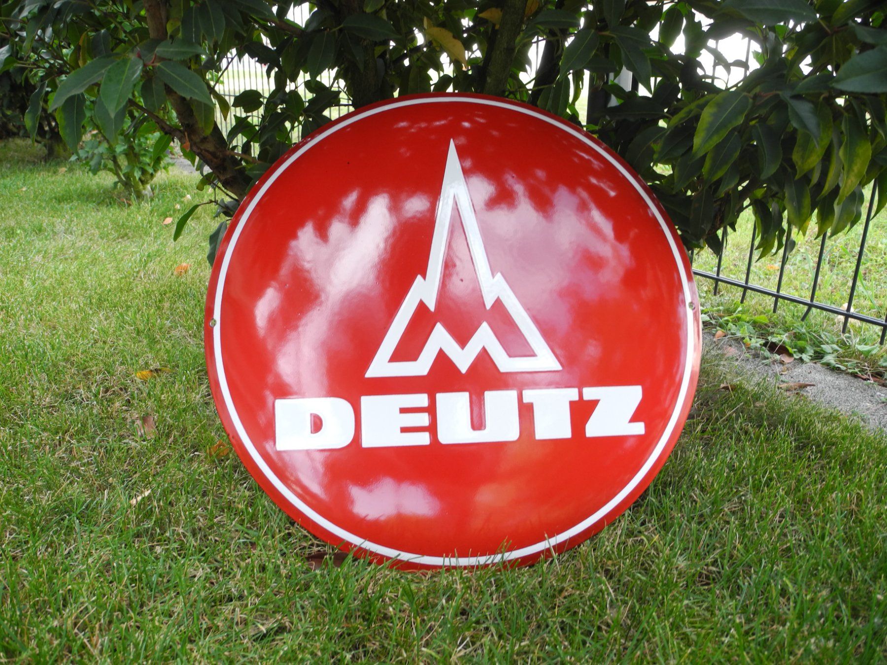 Schilder: DEUTZ LOGO EMAILSCHILD – Neu (gemäss Beschreibung) aus Reinach AG von Huckleberrysix 3