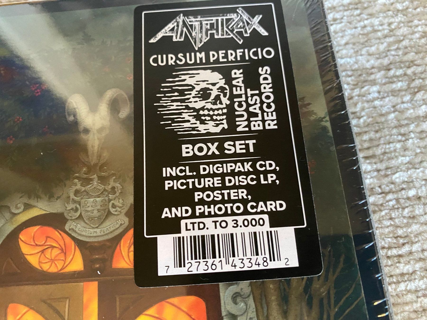 Schallplatten: Anthrax – Cursum Perficio / LP & CD BOX – Neu (gemäss Beschreibung) aus Basel von Dinosauce 1
