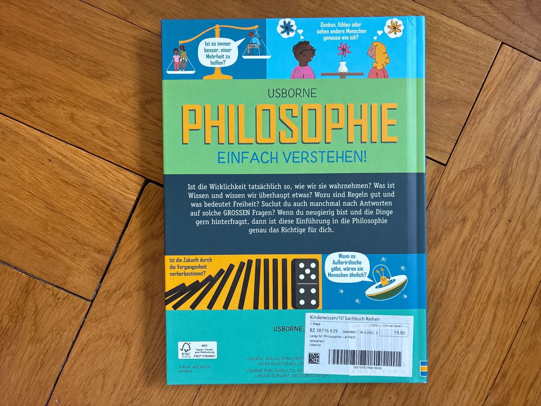 Bücher: Usborne Philosophie Einfach Verstehen! – Gebraucht aus Zollikon von mythenschloss 1