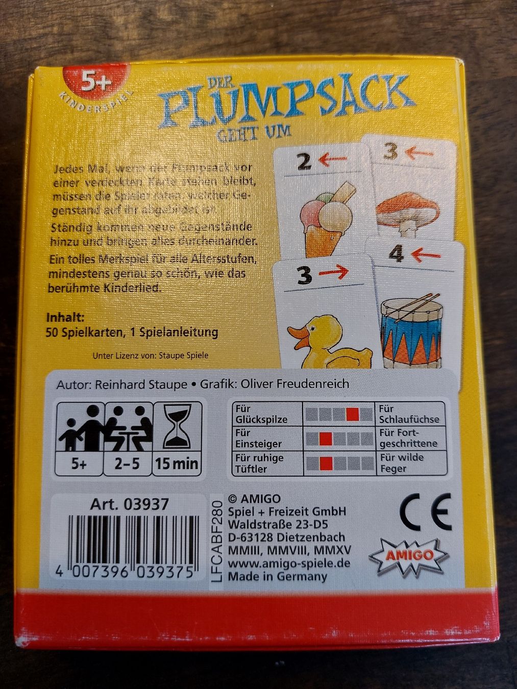 Amigo Giochi: Plumpsack Spiel 5 Jahre + – Usato da Effretikon venduto da swobdo 2
