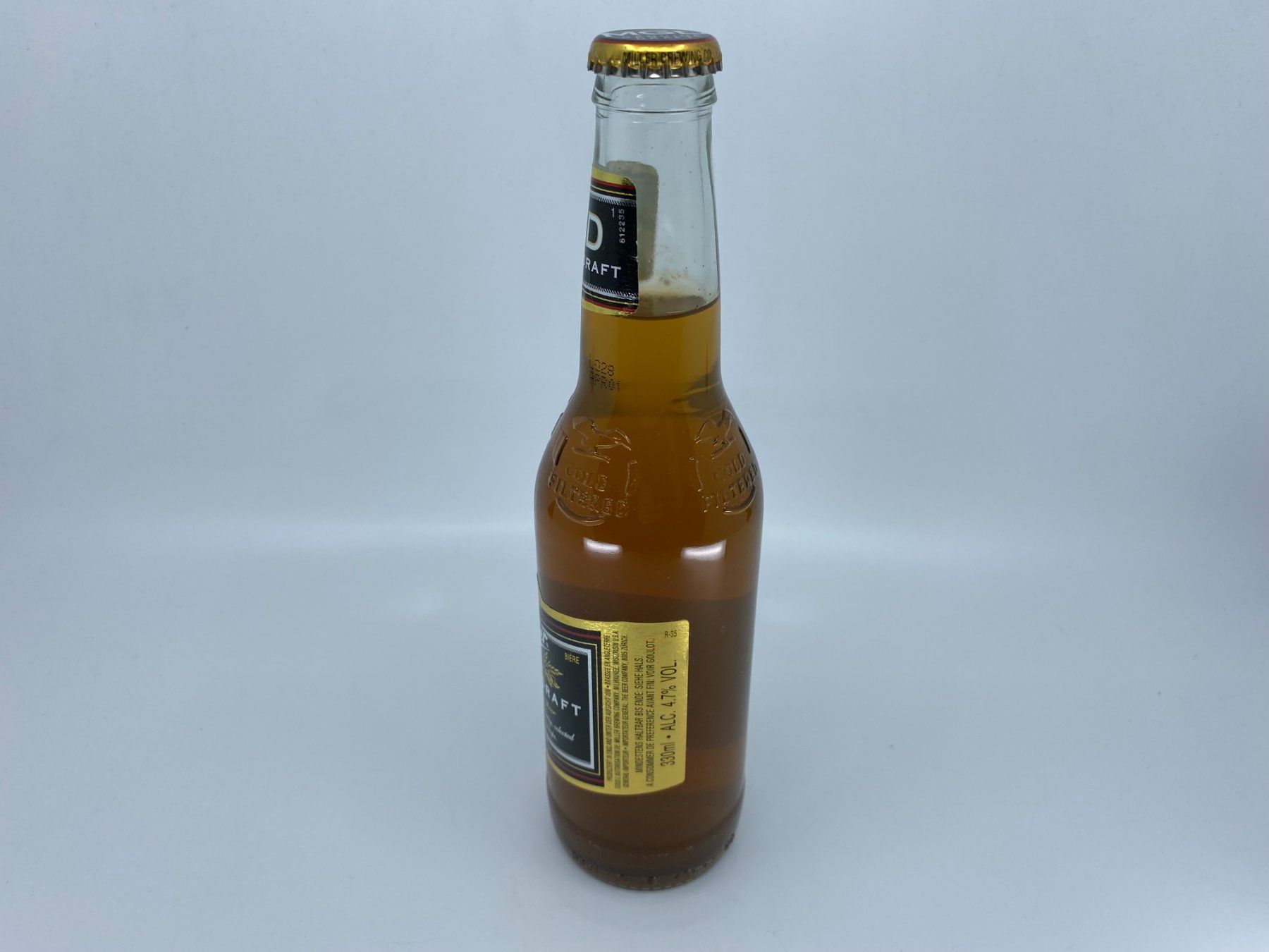 Bevande alcoliche: Miller Genuine Draft ungeöffnet - April 2001 – Nuovo (secondo la descrizione) da Langwiesen venduto da Restposten-24 1