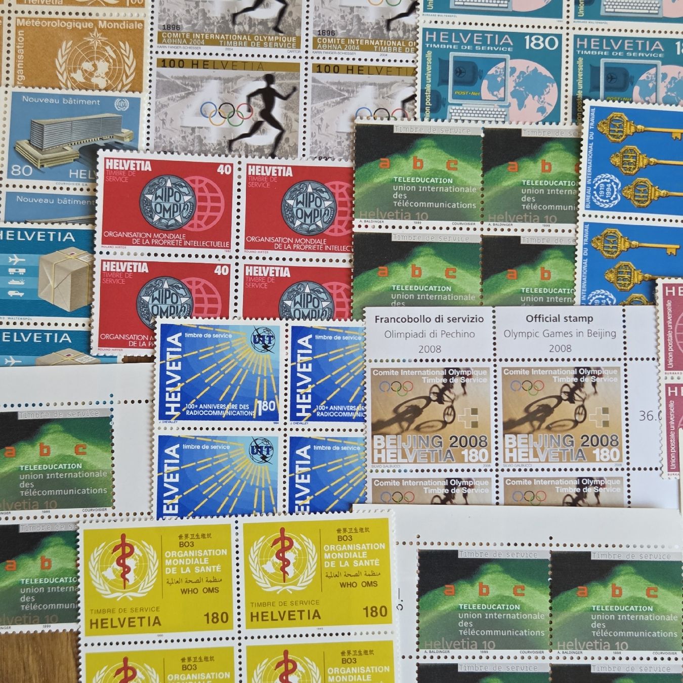 Tutti i francobolli: Briefmarken Postfrisch Wert 84 Fr. – Usato da Stans venduto da Ducati16 5