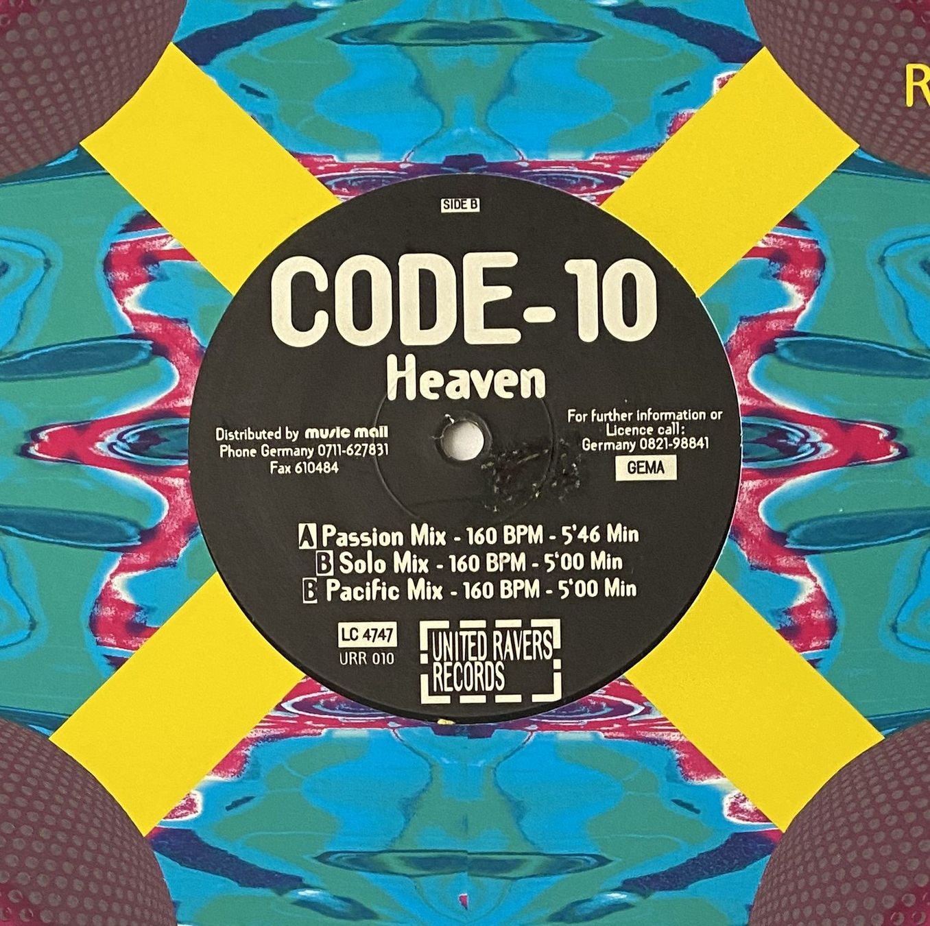 Dischi in vinile: Code-10, Heaven (Hard Trance) – Usato da Flums venduto da Empe1 2