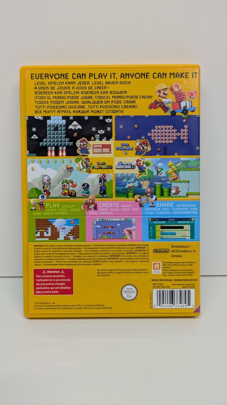 Spiele: Super Mario Maker - Nintendo Wii U – Gebraucht aus Menziken von mame18 2