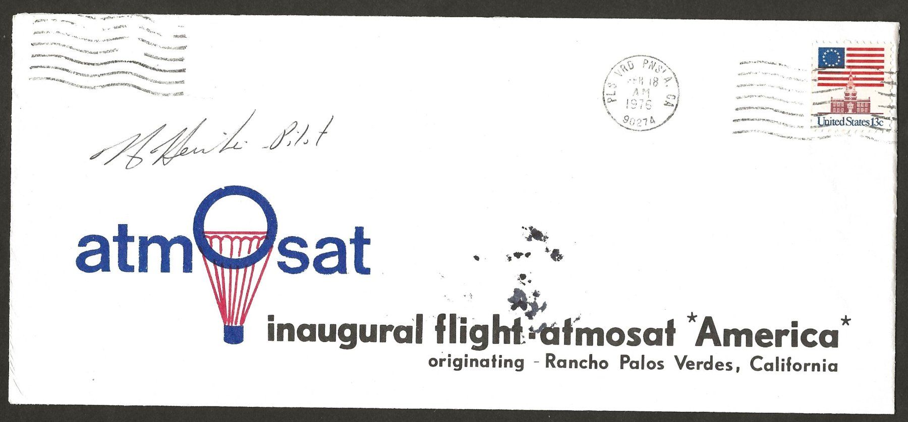 Alle Briefmarken: 6 Ballon Belege USA 1933 1964 1976 Luftpost – Gebraucht aus Au ZH von xelagreb01 1