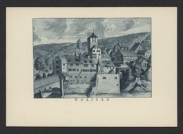 Antike Photo von Eglisau, schöne Ansicht