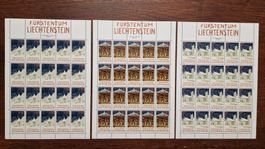 FL 1992 Serie Bögen "Weihnachten" ** /1050/52