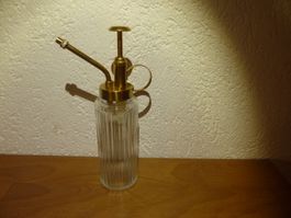 vintage Pflanzen Sprüher Kristall Glas Zerstäuber