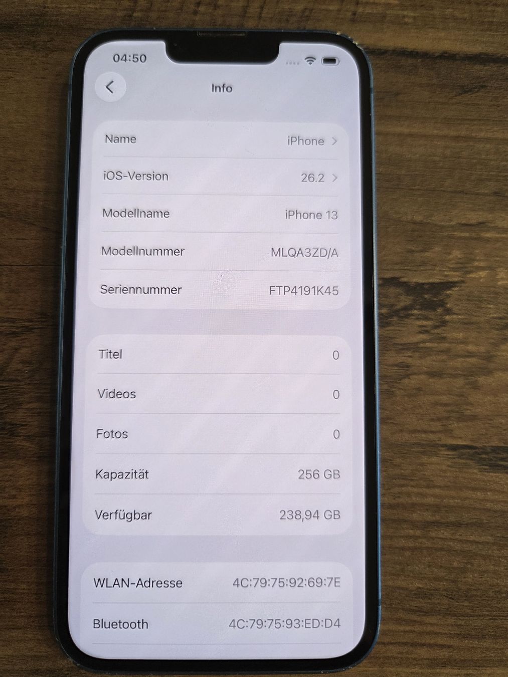 Apple Telefoni cellulari / Smartphones: Iphone 13 blue, 265 gb – Usato da Jona venduto da Keller_dani 3