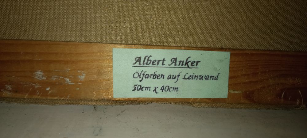 Albert Anker Gemälde Kaufen auf Ricardo