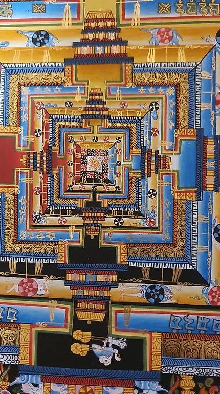 Cartoline: Handgemalte Kalachakra Mandala – Usato da Oberrieden venduto da Taramara 1