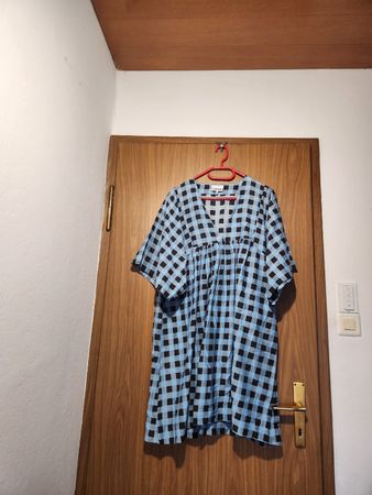 Robe GANNI carreaux bleu et noir taille 38/40