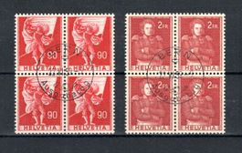 1959 Hist. Bilder Papieränderung Viererblöcke ET SBK 80.--