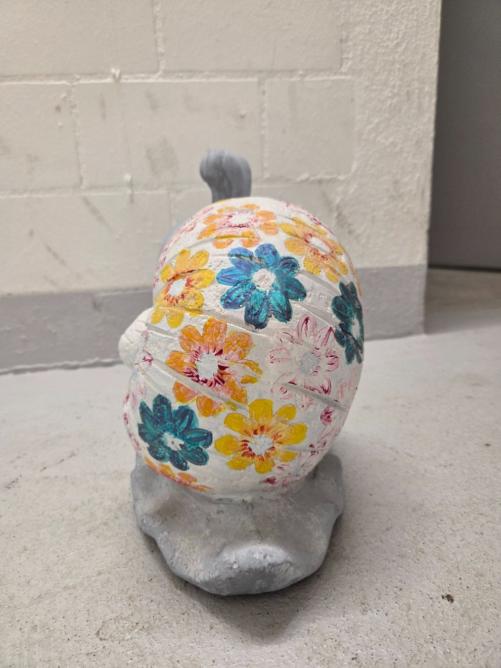 Statuette: Bunte Gartenschnecke, liebevoll bemalt.. – Usato da Winterthur venduto da trise80 3
