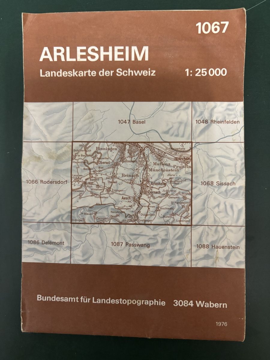 Cartine & Atlanti: Wanderkarte ARLESHEIM – Usato da Gipf-Oberfrick venduto da mapfi5