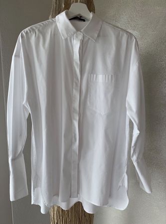 Steffen Schraut Hemd Bluse Weiss Gr. 36 oversize
