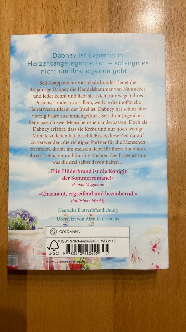 Livres: Elin Hilderbrand / Das Sommerversprechen – D'occasion à Dotzigen par rapunzel03 1