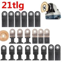 21 tlg Sägeblätter Kit Mix Klingen Fein