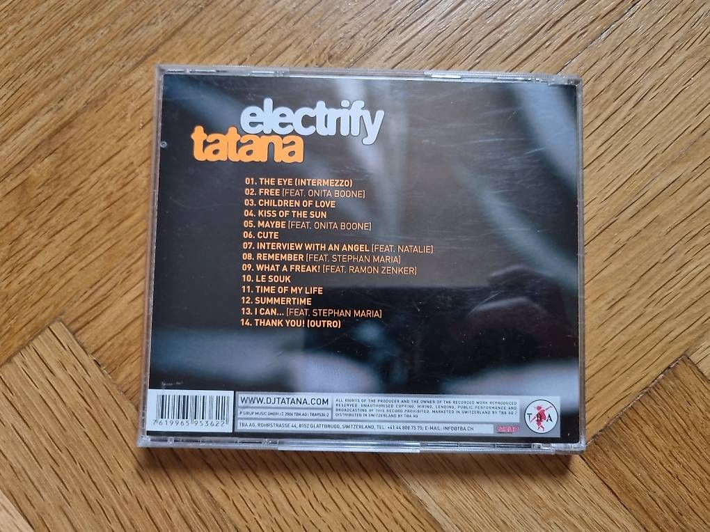 CD: DJ Tatana  Electrify – Usato da Minusio venduto da Samuel__b 3