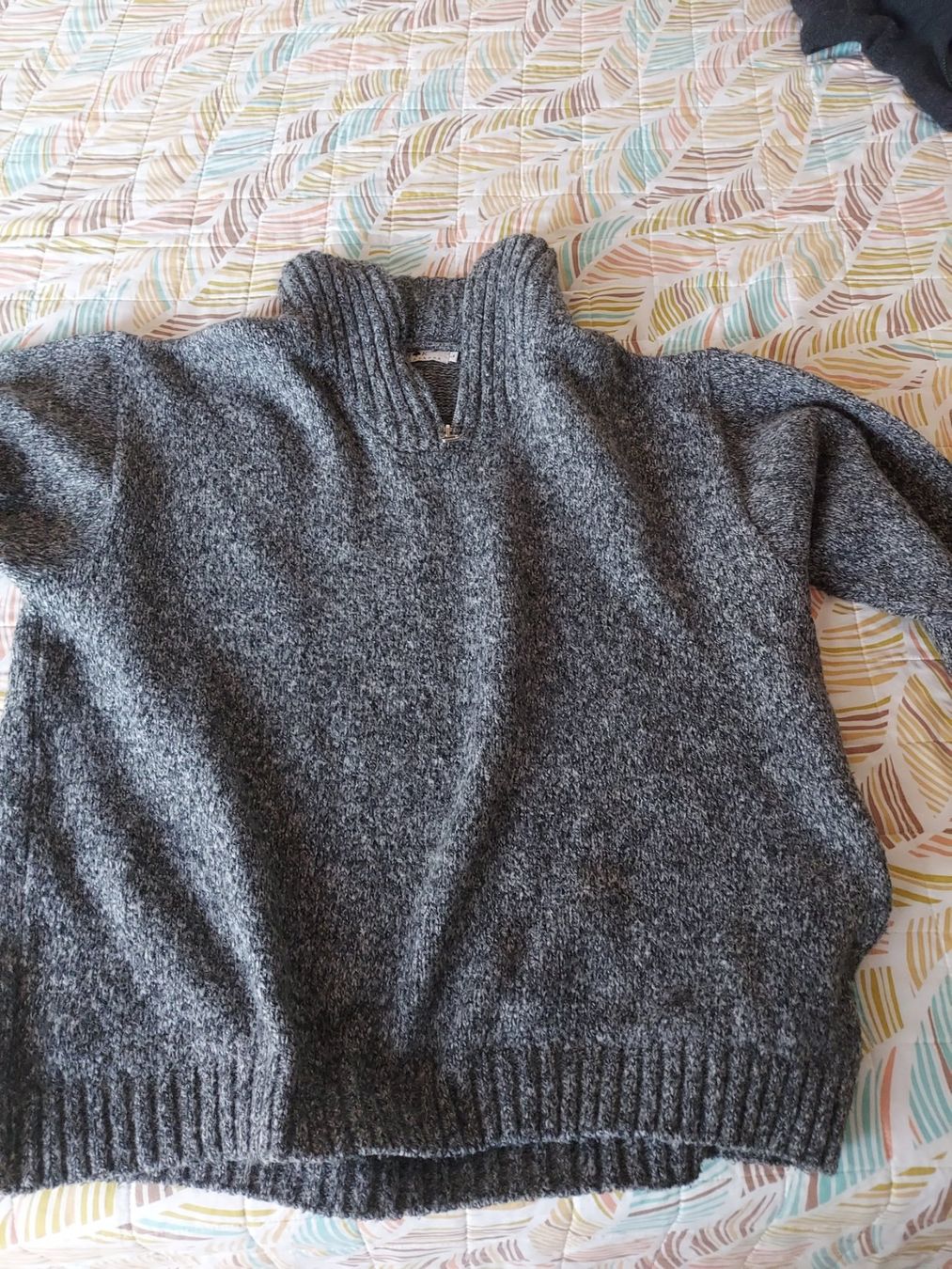 Maglioni & Felpe: warmer Pullover L aus Wolle/Baumwolle mit Reissverschluss – Usato da Zeiningen venduto da elcanaja