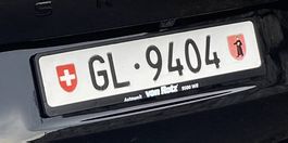 Kontrollschild GL 9404 zu verkaufen