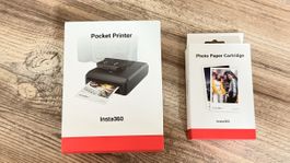 Insta360 Pocket Printer inkl. Fotopapier – Top Zustand