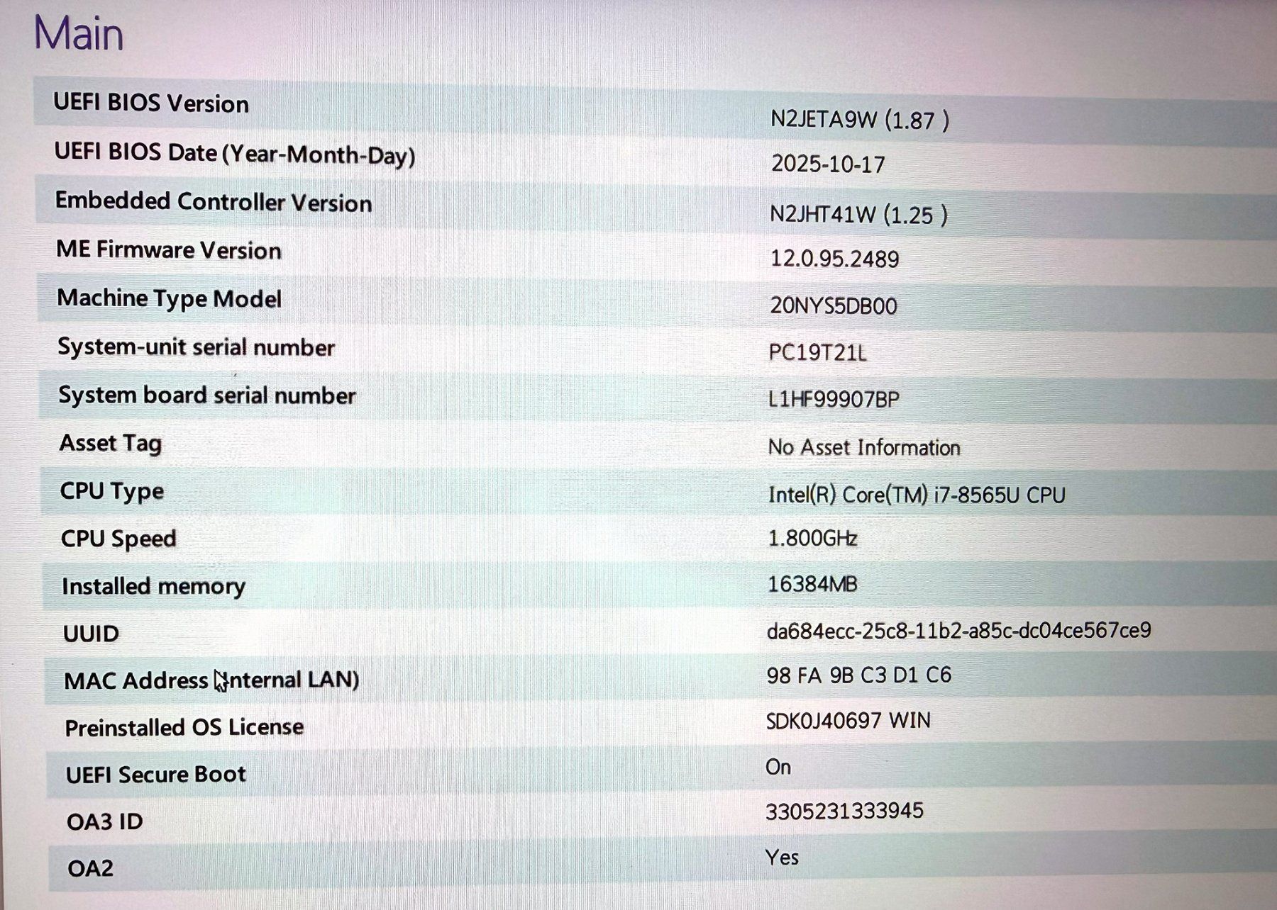 Lenovo Notebooks: Lenovo Thinkpad T490s – Gebraucht aus Willisau von nuklear_86 6