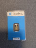 Goldbarren 1g 999.9 Kantonalbank 