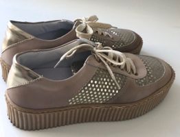 Schuhe beige-goldig, 39