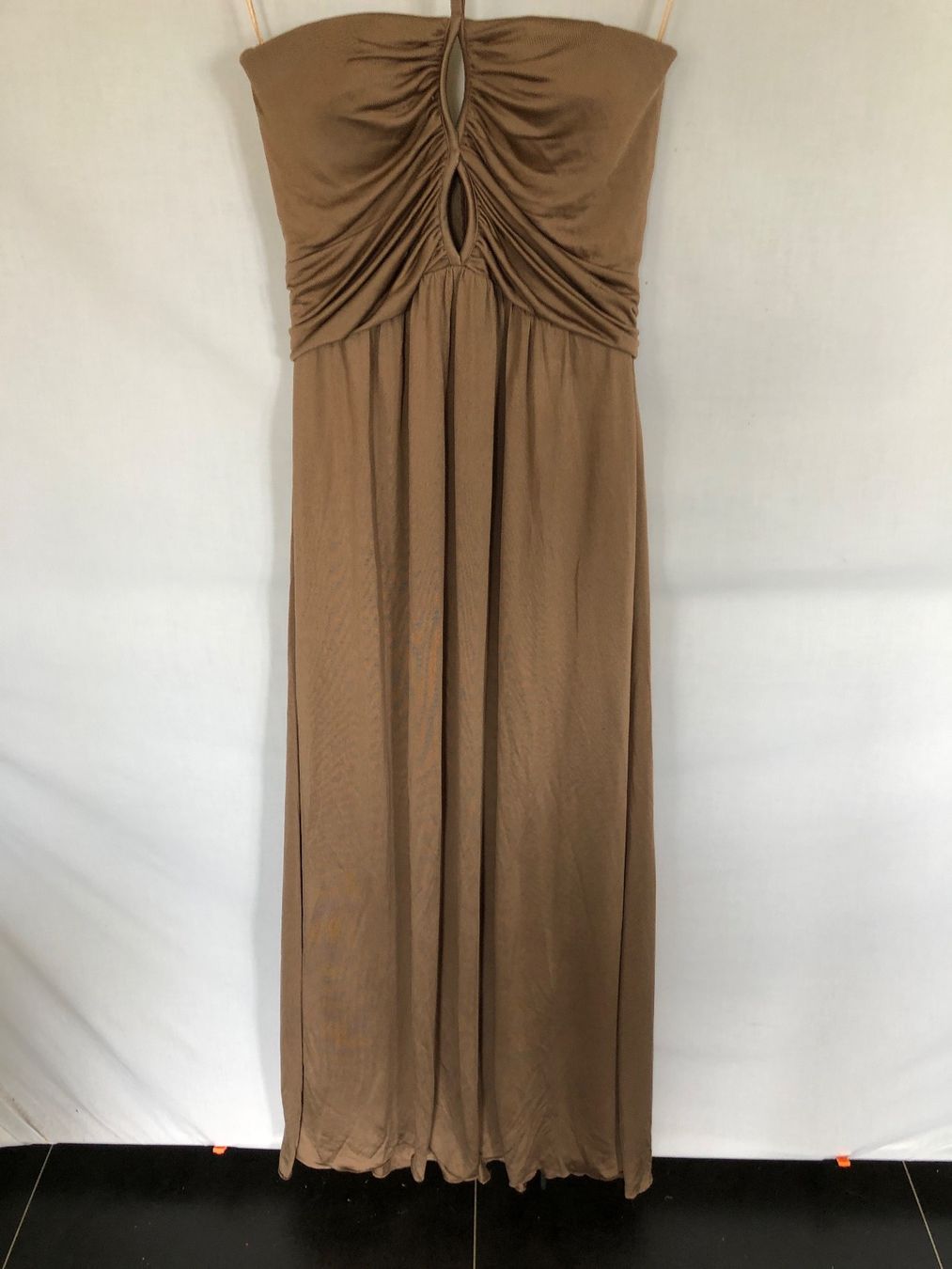 Max Mara Kleider: Robe bustier maxi couleur bronze Pianoforte di Max Mara – Gebraucht aus Coppet von Vanessamode 4