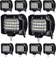10 Stk. LED Arbeitsscheinwerfer 72W - LED Strahler 21600LM