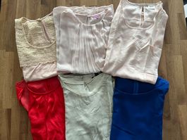 6x schöne Damen-Sommer-Oberteile Gr. S