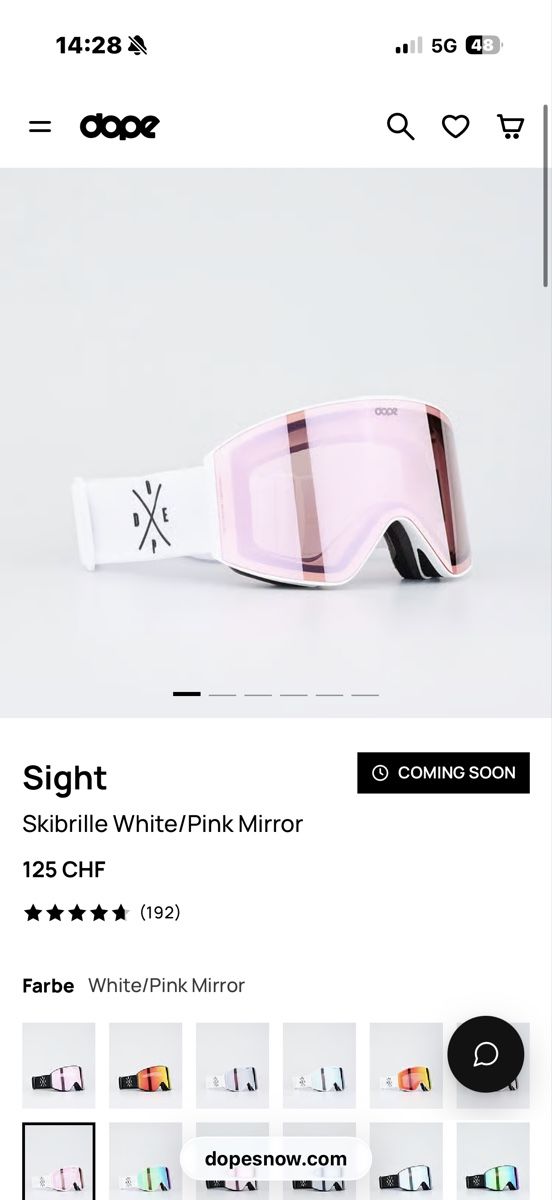Skis: Skibrille Dope snow – Neu und originalverpackt aus Deitingen von noy_2byd 1