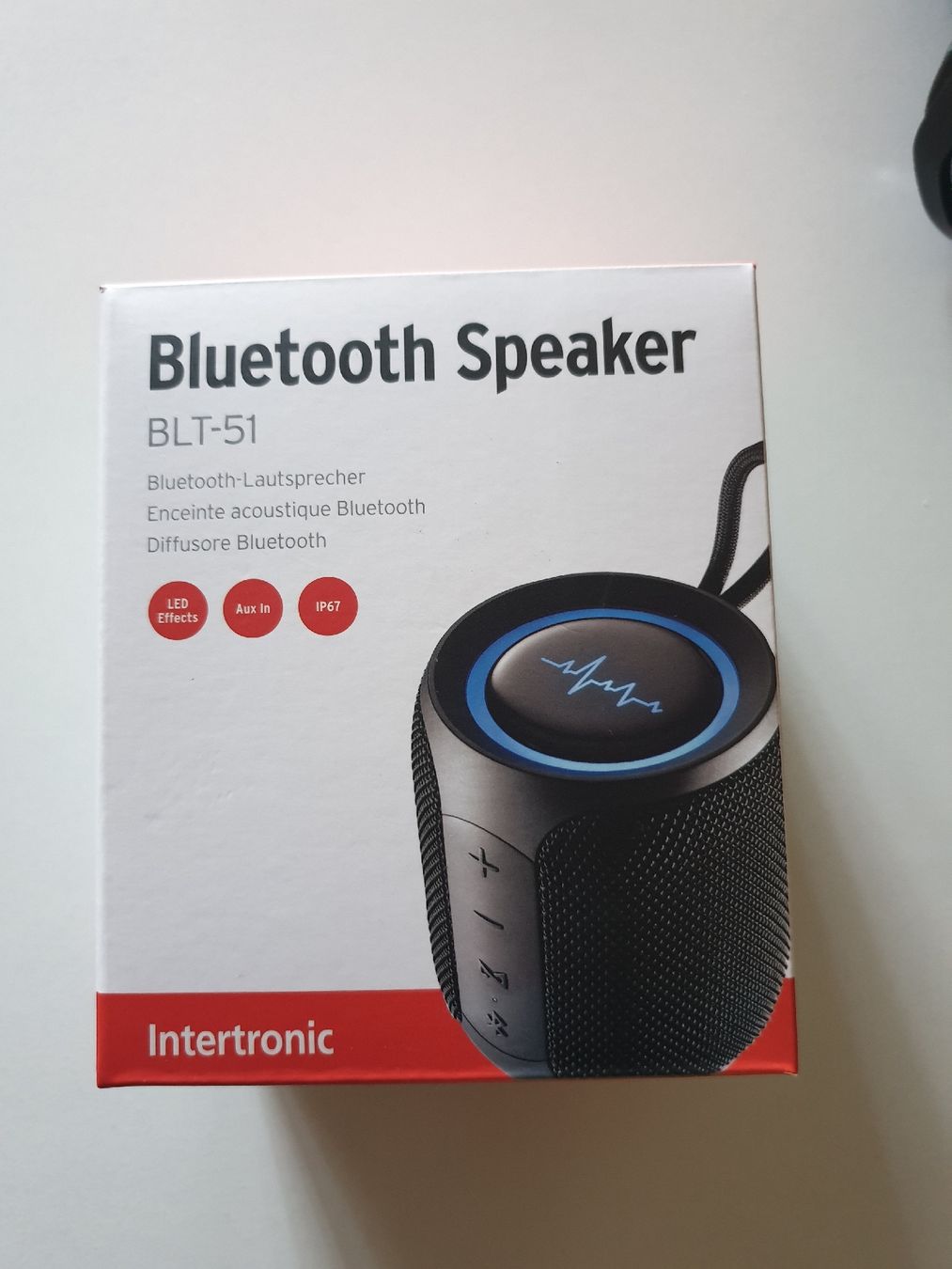 Lautsprecher: Intertronic BLT-51 Bluetooth Lautsprecher, neuwertig – Neu und originalverpackt aus Reinach BL von Silvester1900