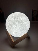 3D LED Mond Lampe Nachtlicht USB Deko Beleuchtung mit Touch
