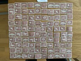 60Fr Ämter Frankaturware ungestempelt postfrisch Sammlung