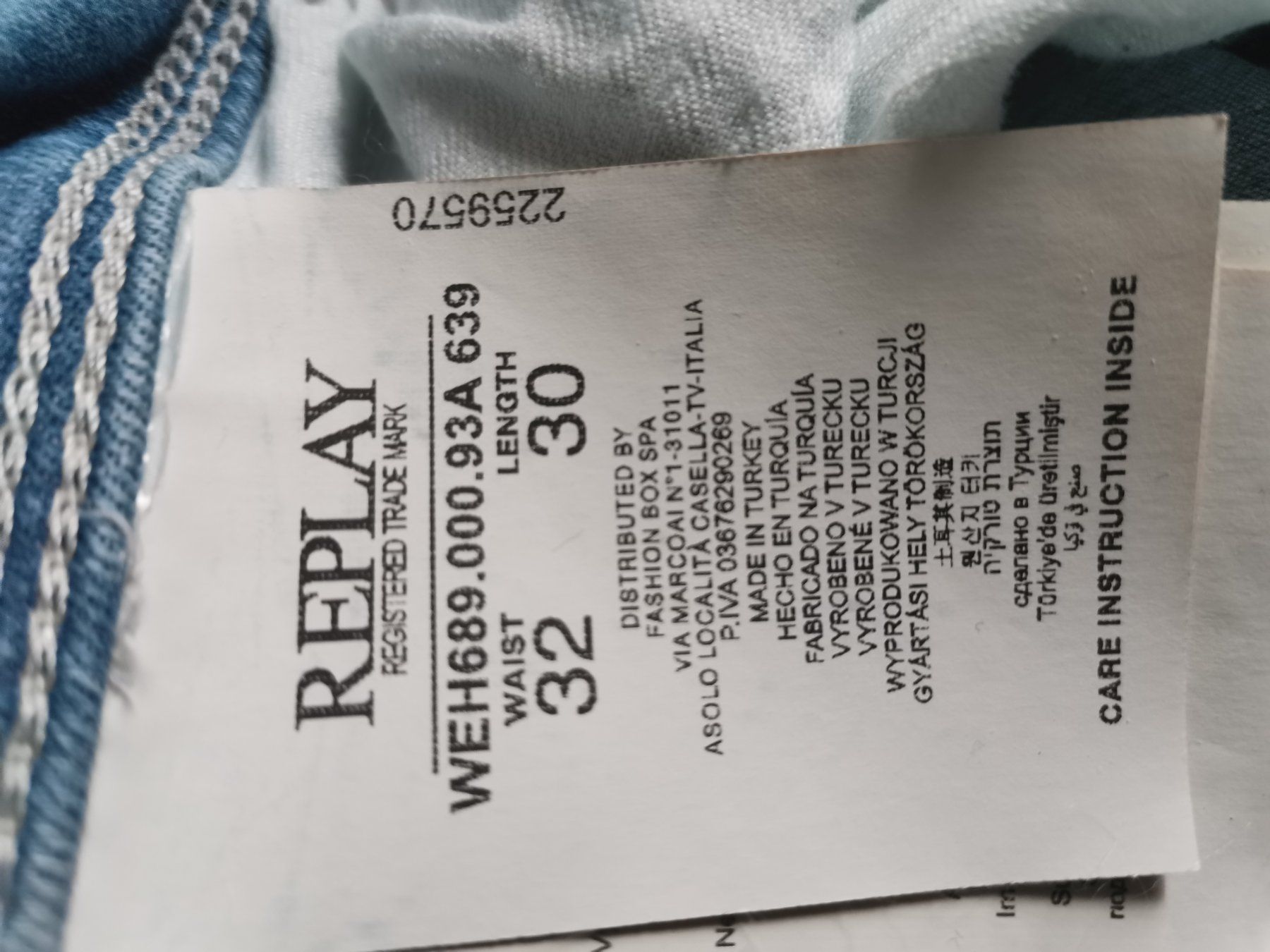 Replay Jeans: Hose Replay – Neu (gemäss Beschreibung) aus Biel/Bienne von No62 7