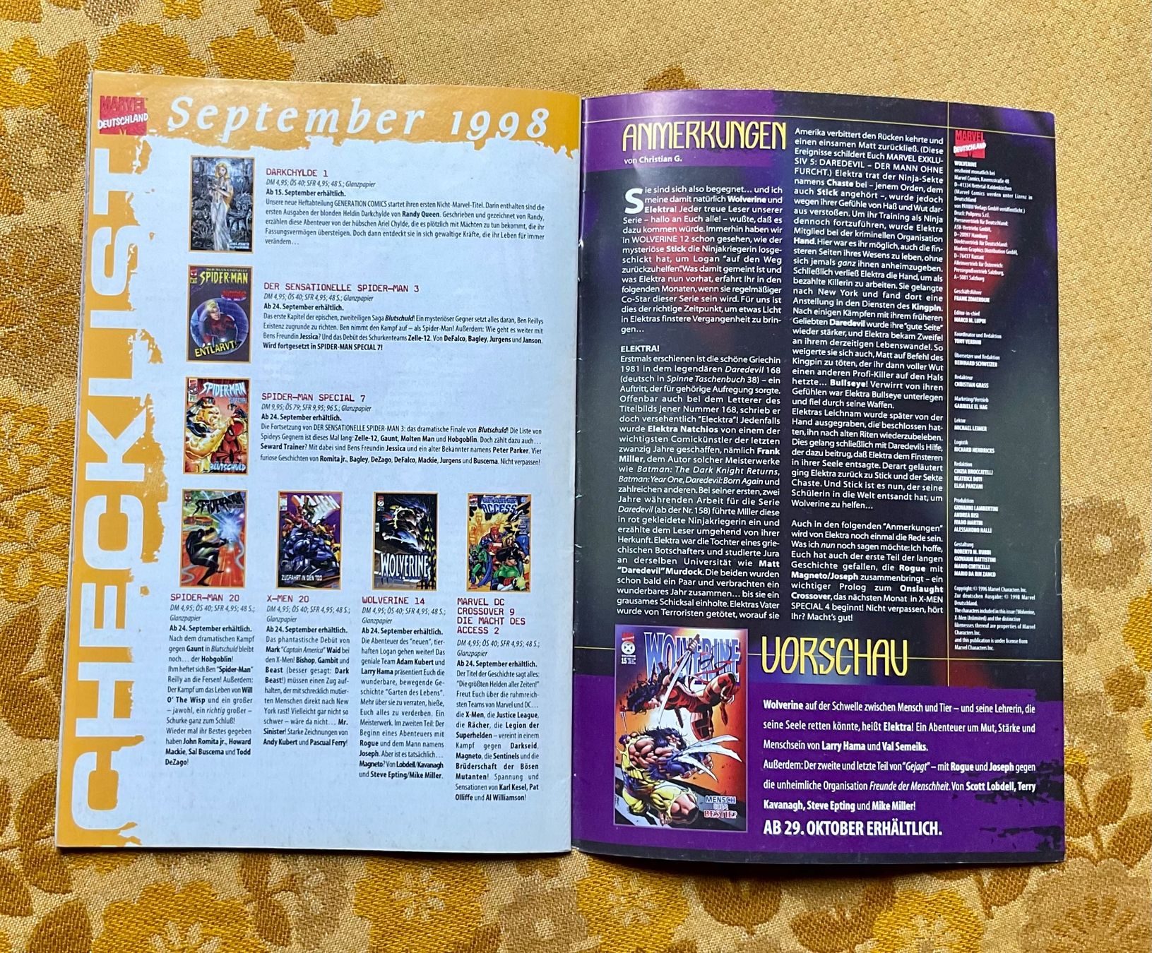 Fumetti: Wolverine Heft Nr 14 von 1998 – Usato da Endingen venduto da nathan05 8